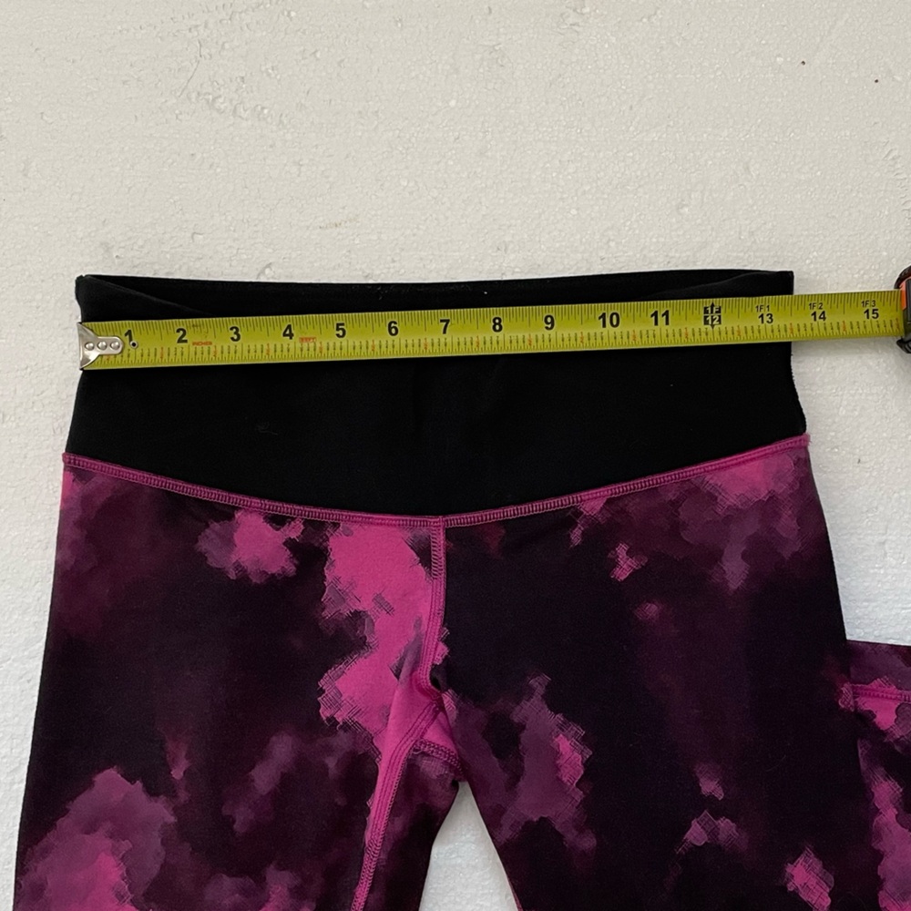 Lululemon Blooming Pixie Raspberry Leggings Size 6 - image 6